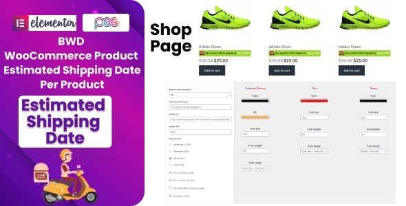 BWD Product Estimated Shipping Date For WooCommerce