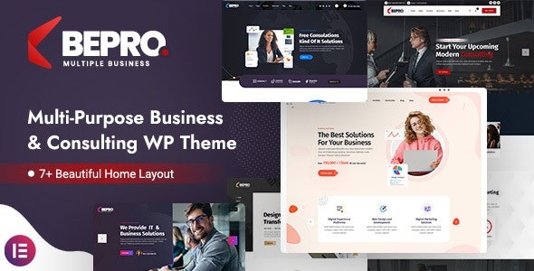 Bepro Multipurpose Business WordPress Theme