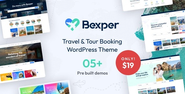 Bexper Travel - Tour Booking WordPress Theme