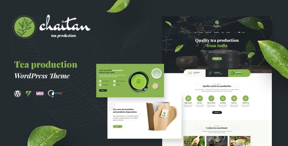 Chaitan Tea Production Company - Organic Store WordPress Theme