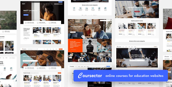 Coursector LMS Education WordPress