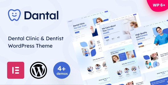 Dantal Dental Clinic - Dentist WordPress Theme