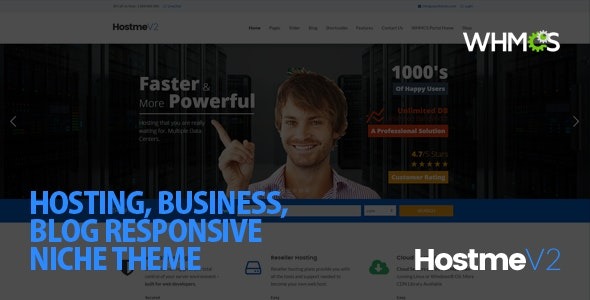 Hostme Responsive WordPress Theme