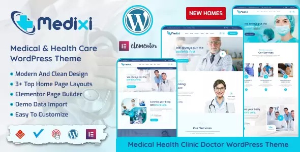 Medixi Doctor - Medical Care WordPress Theme