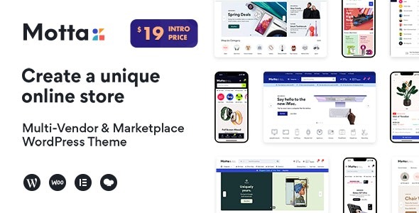 Motta Multi-Vendor and Marketplace WordPress Theme