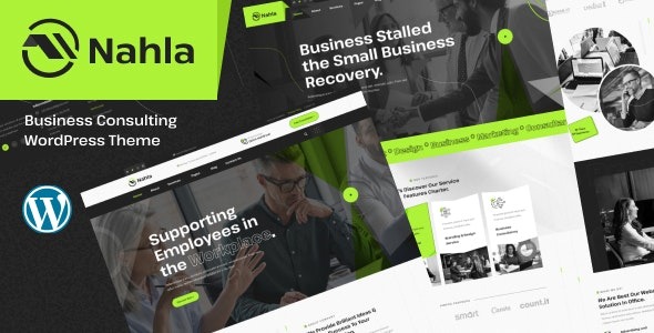 Nahla Business Consulting WordPress Theme