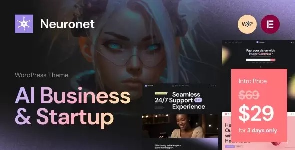 Neuronet AI Business - Startup WordPress Theme