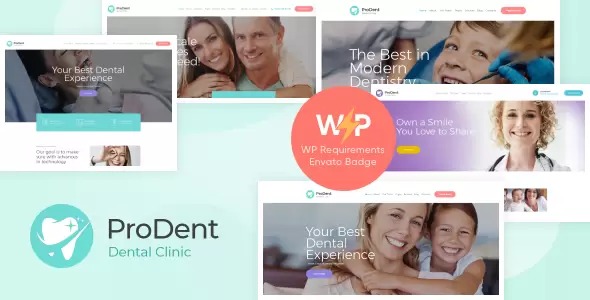 ProDent Dental Clinic - Healthcare Doctor WordPress Theme + Elementor + RTL