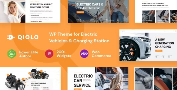 Qiolo Vehicle - EV Charging WordPress Theme