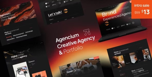 Agencium Creative Agency & Portfolio WordPress Theme