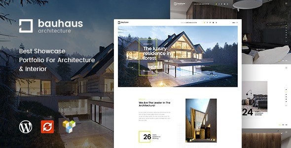 Bauhaus Architecture - Interior WordPress Theme