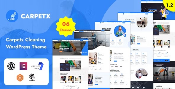 Carpetx Cleaning Services WordPress Theme
