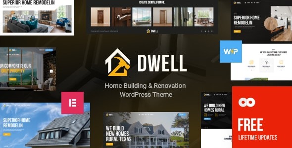 Dwell Home Building - Renovation WordPress Theme