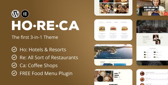 HoReCa Hospitality Industry Theme