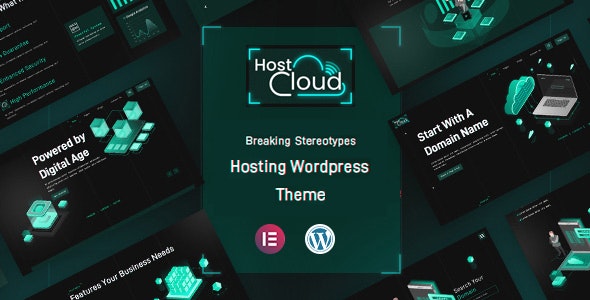 HostCloud - WHMCS Hosting - Cloud Tech WordPress theme