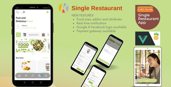 Karenderia - Single Restaurant Website Food Ordering and Restaurant Panel