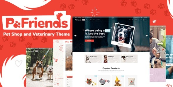 PawFriends Pet Shop and Veterinary Theme