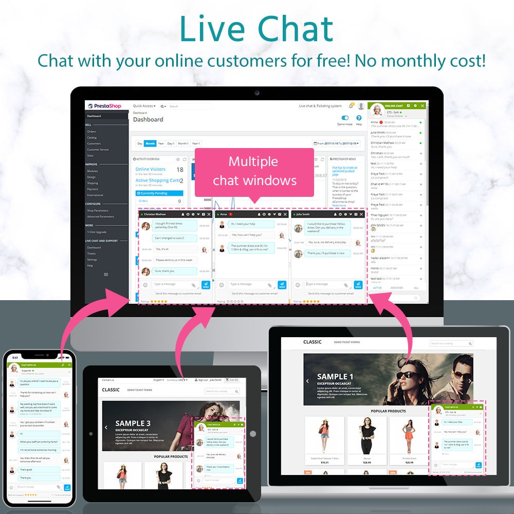 PrestaShop Online Chat Module