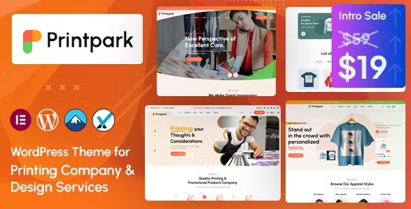 PrintPark Printing Company - Design Services WordPress Theme