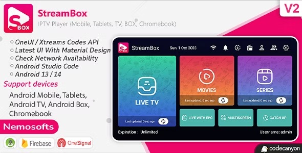 StreamBox IPTV Player (Android Mobile