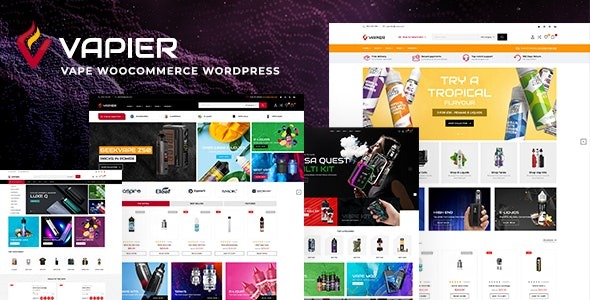 Vapier Vape Store WooCommerce WordPress Theme