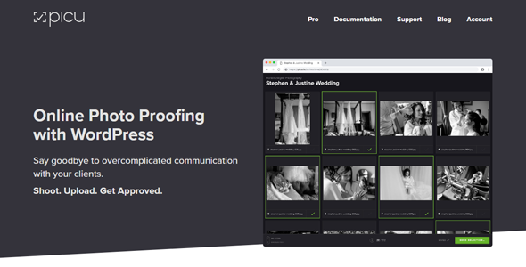 picu Pro Online Photo Proofing with WordPress