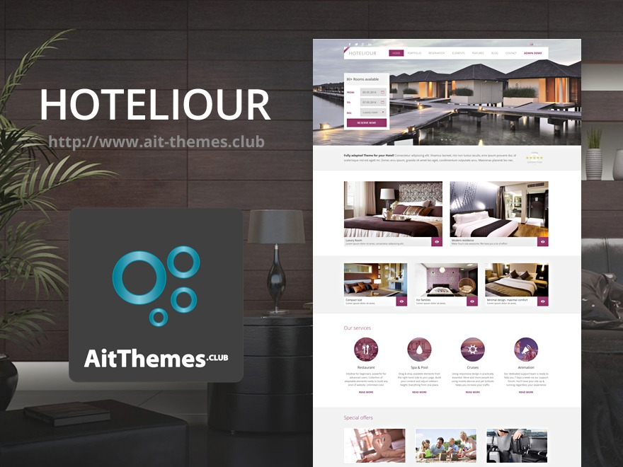 AIT Hoteliour - WordPress Theme