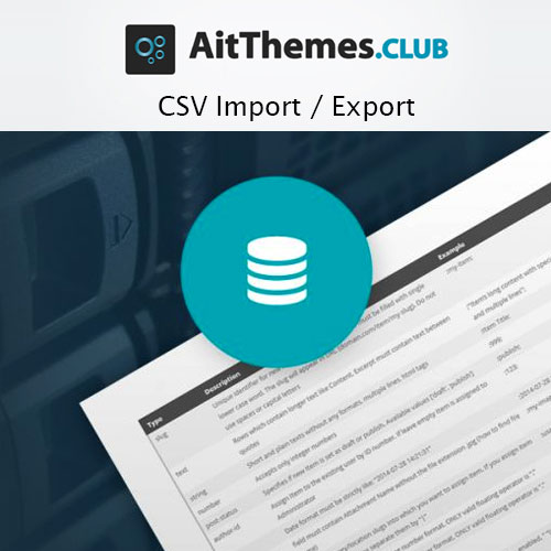 Ait CSV Import / Export - WordPress Plugin