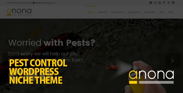 Anona Pest Control WordPress Theme