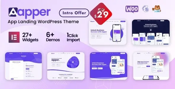 Apper WordPress Multi-concept Landing Page Theme