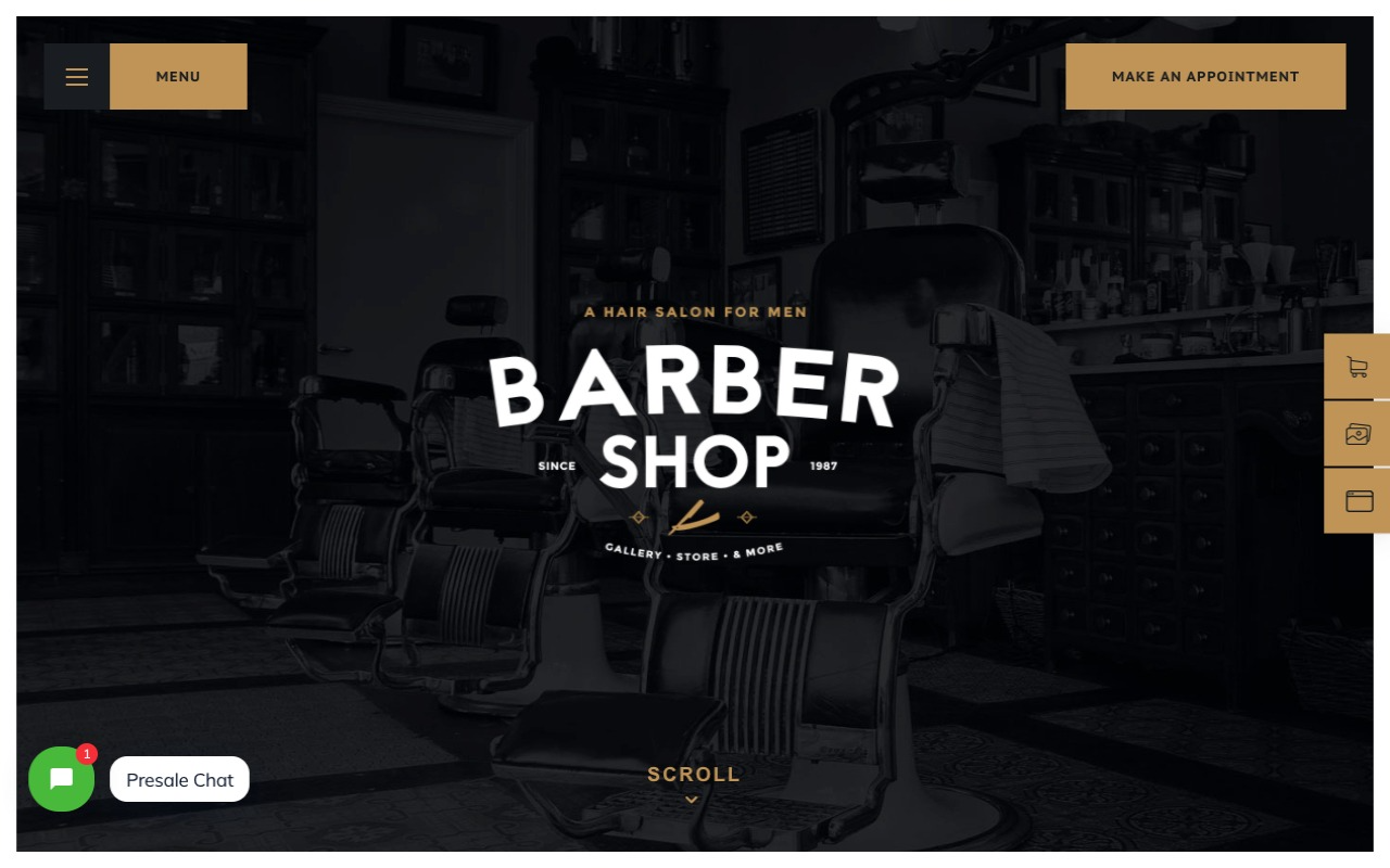 Barbershop - WordPress Theme