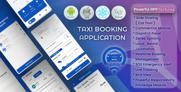 Cabu - Complete Taxi Booking Solution | Uber Clone | In-Driver App