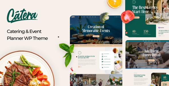 CateraCatering - Event Planner WordPress Theme