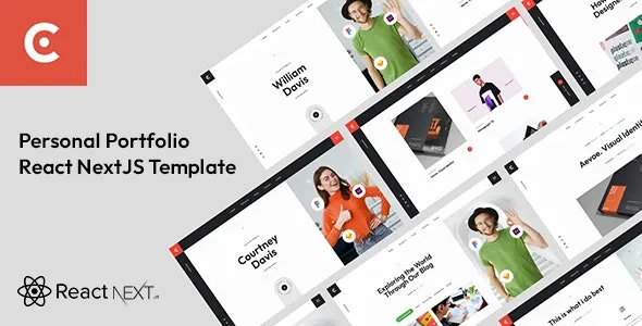 Courtney - React Personal Portfolio NextJS Template