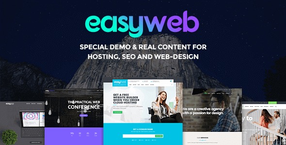 EasyWeb - WP Theme For Hosting