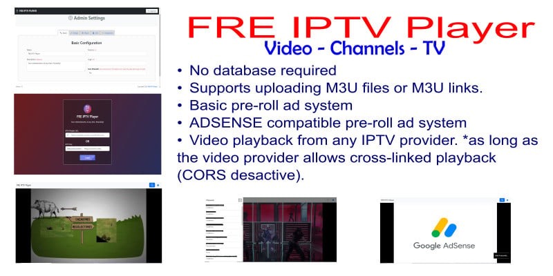 FRE IPTV Player - TV Channels VOD Video Stream
