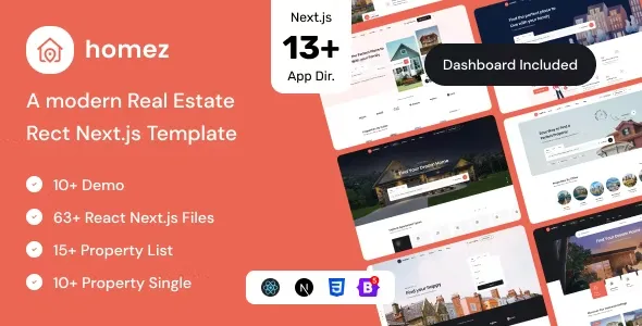 Homez Real Estate React NextJS Template