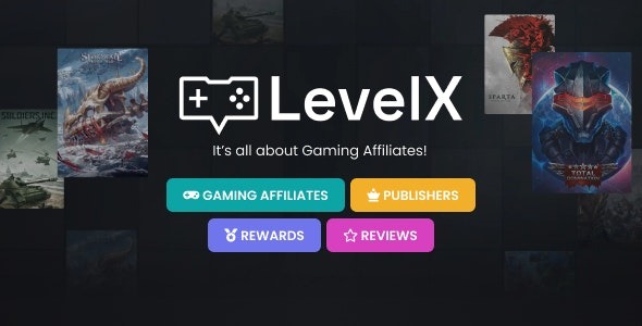 LevelX Gaming Affiliate WordPress Theme