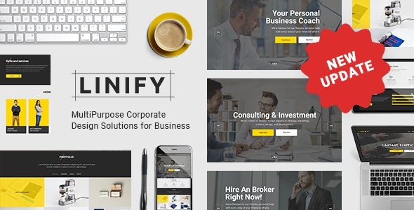 LinifyMultipurpose Corporate WordPress Theme