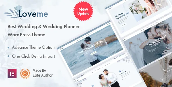 Loveme Wedding - Wedding Planner WordPress Theme