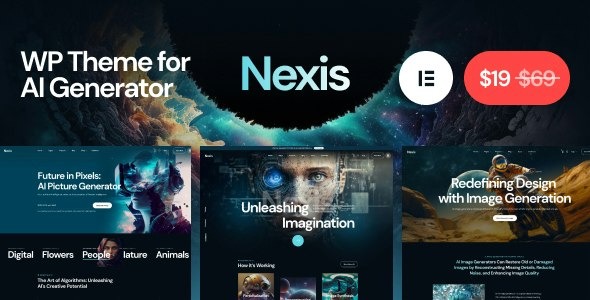 Nexis - AI Agency - Startup WordPress Theme