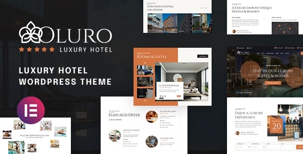 OLURO - Luxury Hotel WordPress Theme