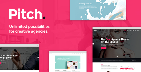 Pitch - Digital Agency - Freelancer Theme