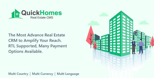 QuickHomes Real Estate CMS PHP System