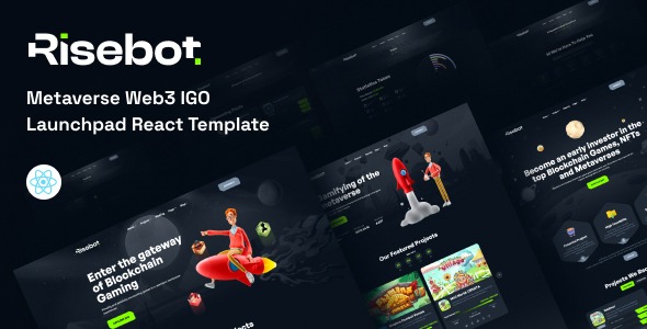 RisebotMetaverse IGO Launchpad React Template