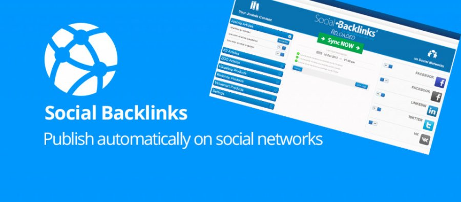 Social Backlinks Joomla Plugin