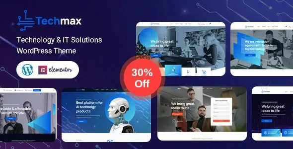 Techmax IT Solutions - Technology WordPress Theme