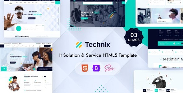 Technix - Technology - IT Solutions WordPress Theme