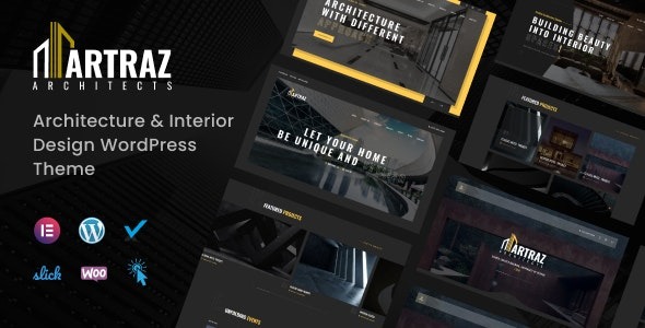 Artraz Architecture and Interior Design WordPress Theme