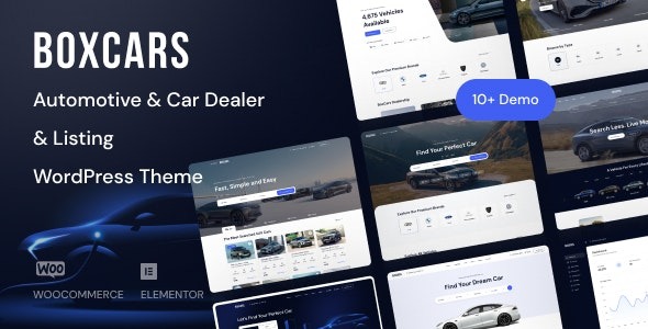 Boxcar - Automotive - Car Dealer WordPress Theme